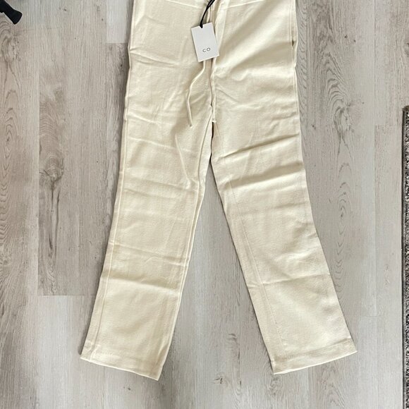 NWT CO-COLLECTION 100% WOOL IVORY TROUSERS (SIZE S) - Picture 3 of 7